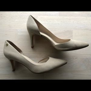 Calvin Klein low heels. Women’s 8.5. Beige grey